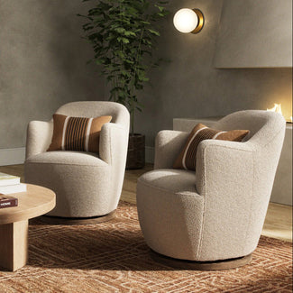 Aurora Knoll Natural Swivel Chair 2
